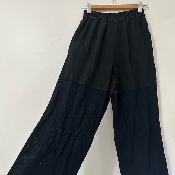 Vintage Pants - Vintage culotte linen pants